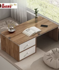 Bàn Trang Điểm Ngồi Bệt Có Ngăn Kéo Chất Liệu Gỗ MDF - Phủ Melamine Cao Cấp