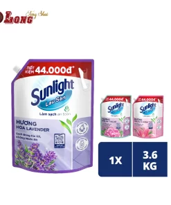 Nước Lau Sàn Sunlight Túi - Nước Lau Sàn Sunlight Tinh Dầu Thảo Mộc Túi 3.6 Kg