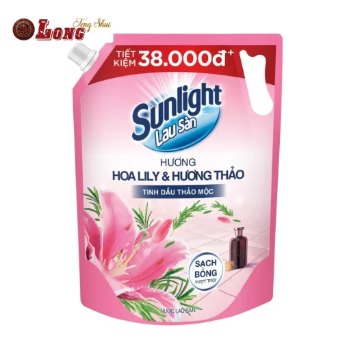 Nước Lau Sàn Sunlight Túi - Nước Lau Sàn Sunlight Tinh Dầu Thảo Mộc Túi 3.6 Kg